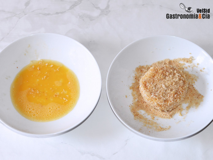 Cómo hacer queso de cabra rebozado