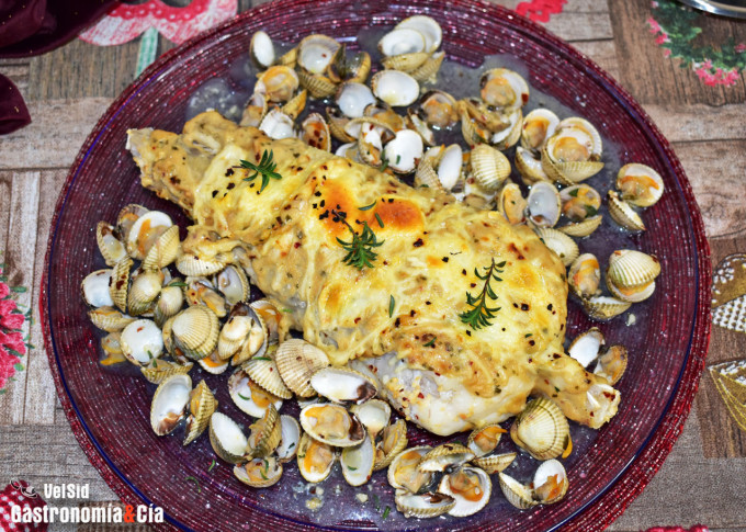 Receta de Rape con salsa Thermidor