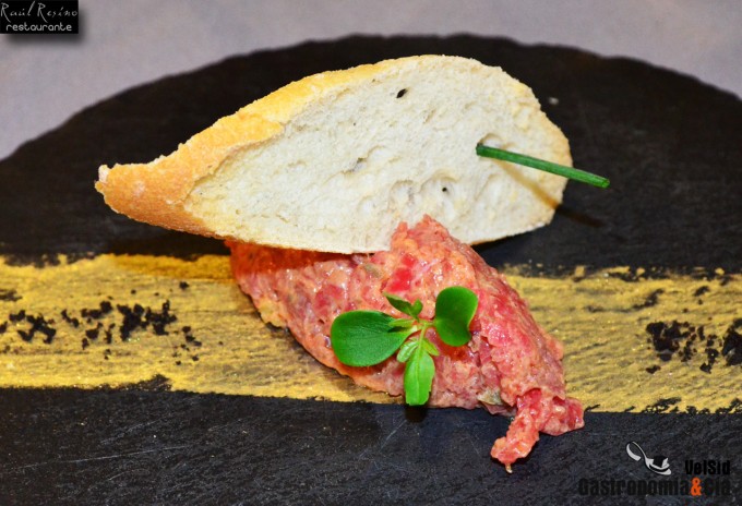 Steak tartar de solomillo de buey a nuestra manera