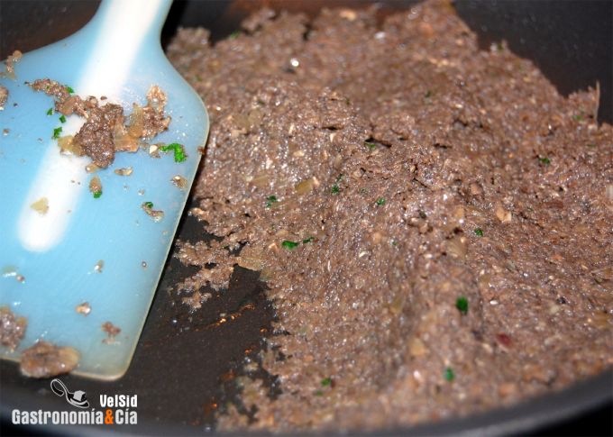 Champiñones Duxelles