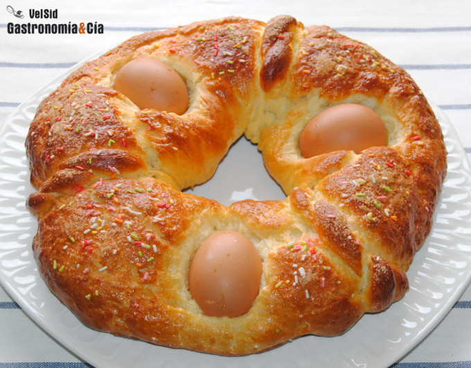 Mona de Pascua tradicional, ingredientes y receta paso 