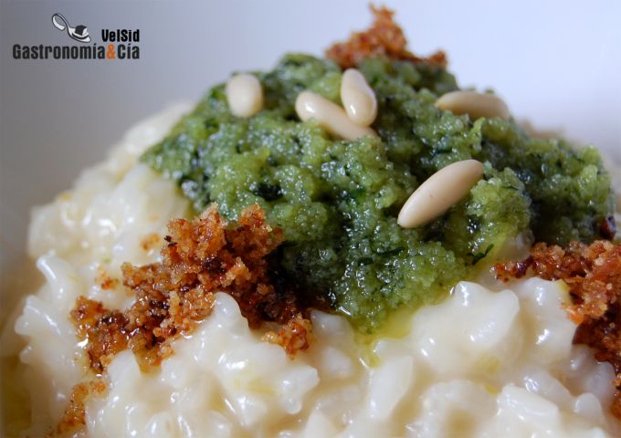Risotto al pesto