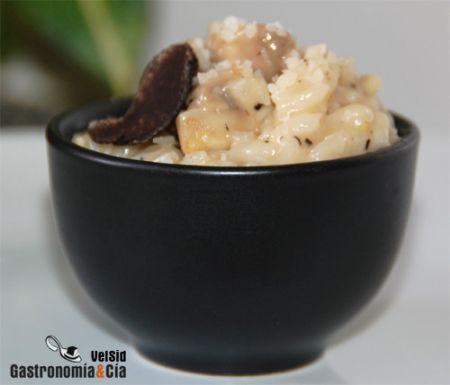 Risotto de setas y trufa fresca