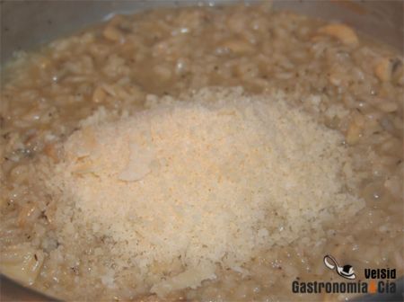 Risotto de setas y trufa fresca