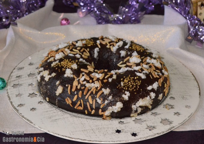 Roscón de Reyes de chocolate