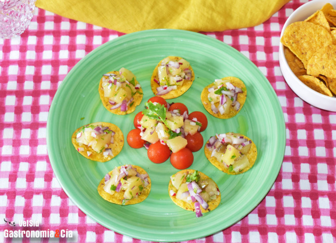 Salsa de piña y jalapeño