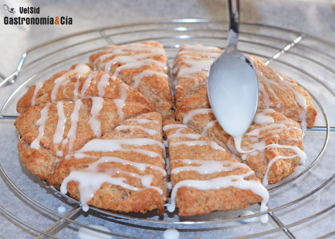 Scones dulces de limón