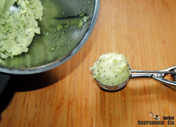 Sorbete de kiwi instantáneo