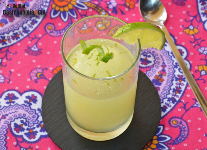 Sorbete de lima-limón