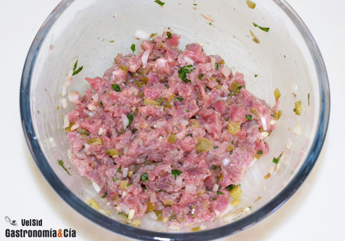 Filete o bistec tártaro