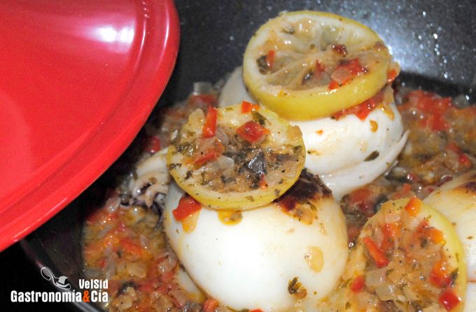 Tajine de sepia al limón
