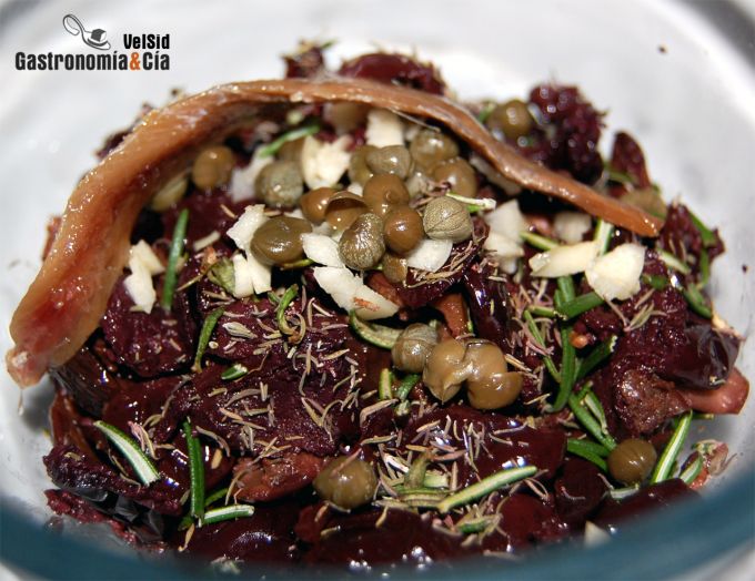 Tapenade, paté de aceitunas