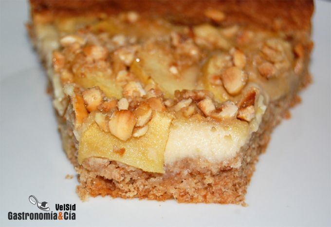 Tarta de manzana y frangipane