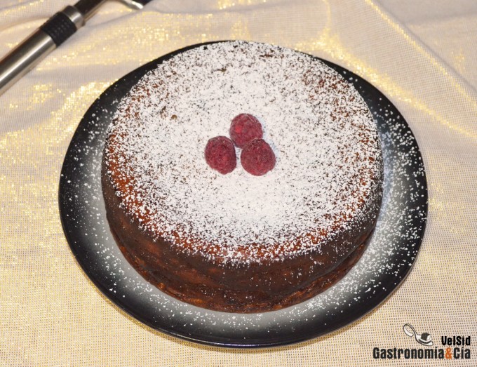 Tarta de queso y turrón de Jijona