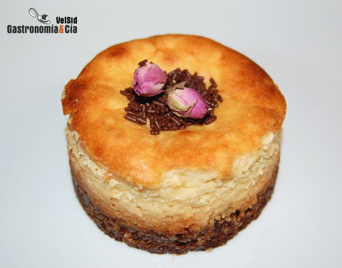 Tarta de requesón y almendras