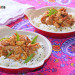 Arroz thai con pollo, shimeji y anacardos