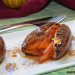 Boniatos a la plancha con sirope de arce, canela y piño