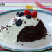 Bowlcake de chocolate y arándanos