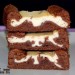 Brownie de chocolate y queso
