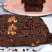 Brownie de boniato, chocolate y nueces