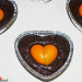 Corazón de ganache de chocolate con kumquat