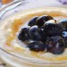 Crema de requesón con arándanos y miel