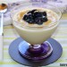 Crema de requesón con arándanos y miel