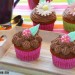Cupcakes de turrón y chocolate