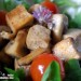 Ensalada de champiñones y tofu 