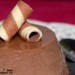 Flan de chocolate
