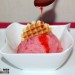 Helado de fresa