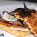 Lasaña de arroz socarrat con shiitake y trufa negra