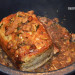 Lomo de cerdo a la cazuela con peras y avellanas, una r