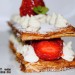 Milhojas de fresas y mascarpone