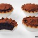 Mini tartaletas de chocolate al vino