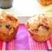 Muffins de fresas y chocolate