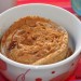 Mugcake de avena, canela, nueces y pasas