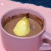 Mug cake de chocolate y pera