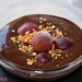 Natillas de chocolate con uvas heladas y un toque de PX