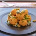 Gnudi de boniato y parmesano con queso de Valdeón y nue