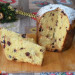 Panettone con chocolate y arándanos. Receta de Navidad