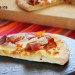 Pizza de calabaza y jamón