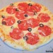 Receta de pizza artesana de salami y mozzarella