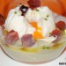 Huevo poché trufado con crema de alcachofas