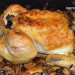 Pollo al horno con boletus y chirivía