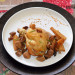 Pollo al horno con boletus y chirivía