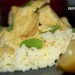 Pollo al curry verde con coco