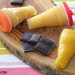 Polos de plátano y melocotón, los más fáciles de hacer 