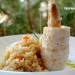 Paupiettes de merluza con espárragos y quinoa vainillad