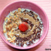 Porridge con chocolate y avellanas
